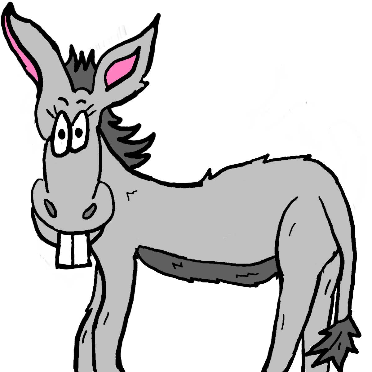 Donkey clipart #2, Download drawings