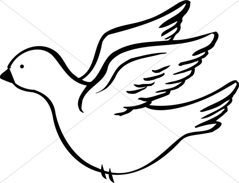 Dove clipart #2, Download drawings