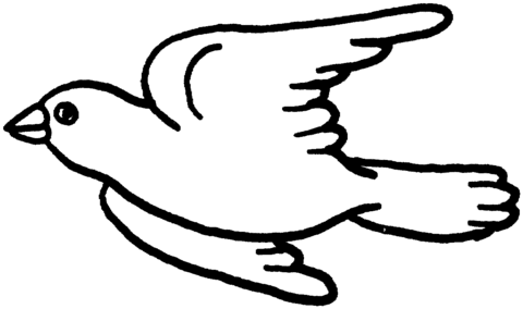 Dove coloring #5, Download drawings