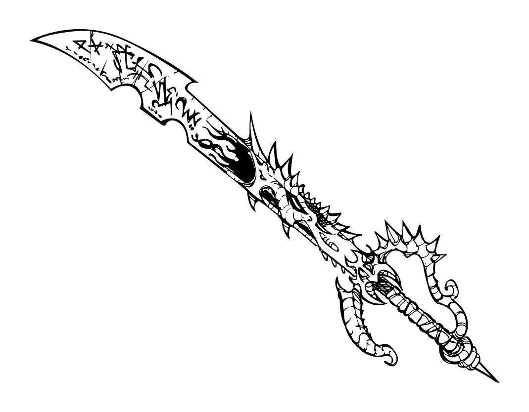 Dragon Blade coloring #13, Download drawings