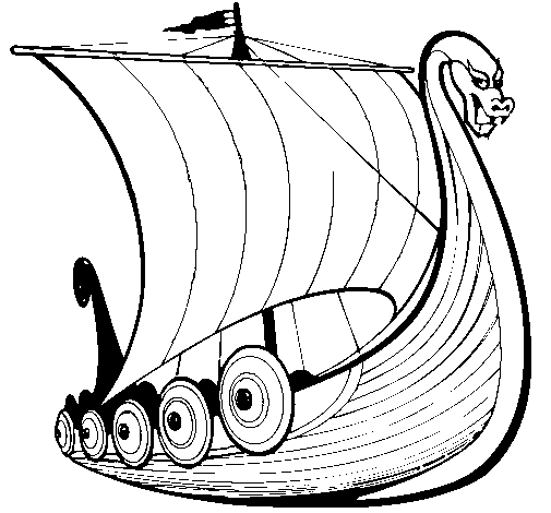 Viking Ship coloring #8, Download drawings