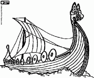 Viking Ship coloring #6, Download drawings