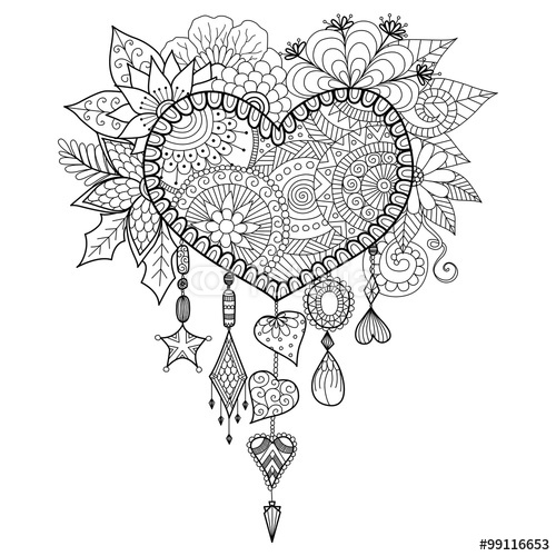 Dreamcatcher coloring #6, Download drawings