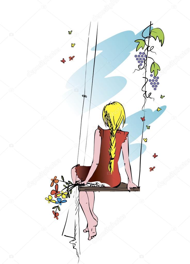 Dreamy Swing clipart #2, Download drawings