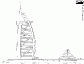 Dubai coloring #20, Download drawings
