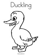 Duckling coloring #18, Download drawings