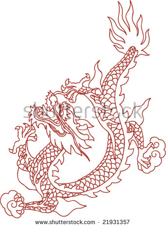 Eastern Water Dragon coloring #12, Download drawings