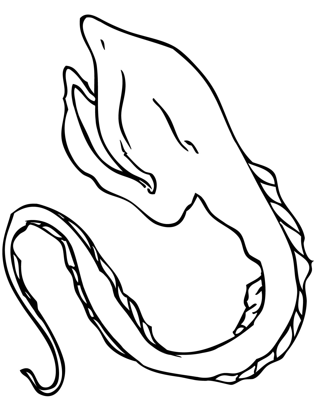 Eel coloring #3, Download drawings
