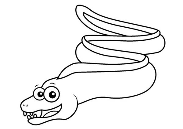 Eel coloring #7, Download drawings