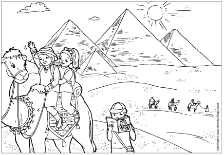 Egypt coloring #19, Download drawings