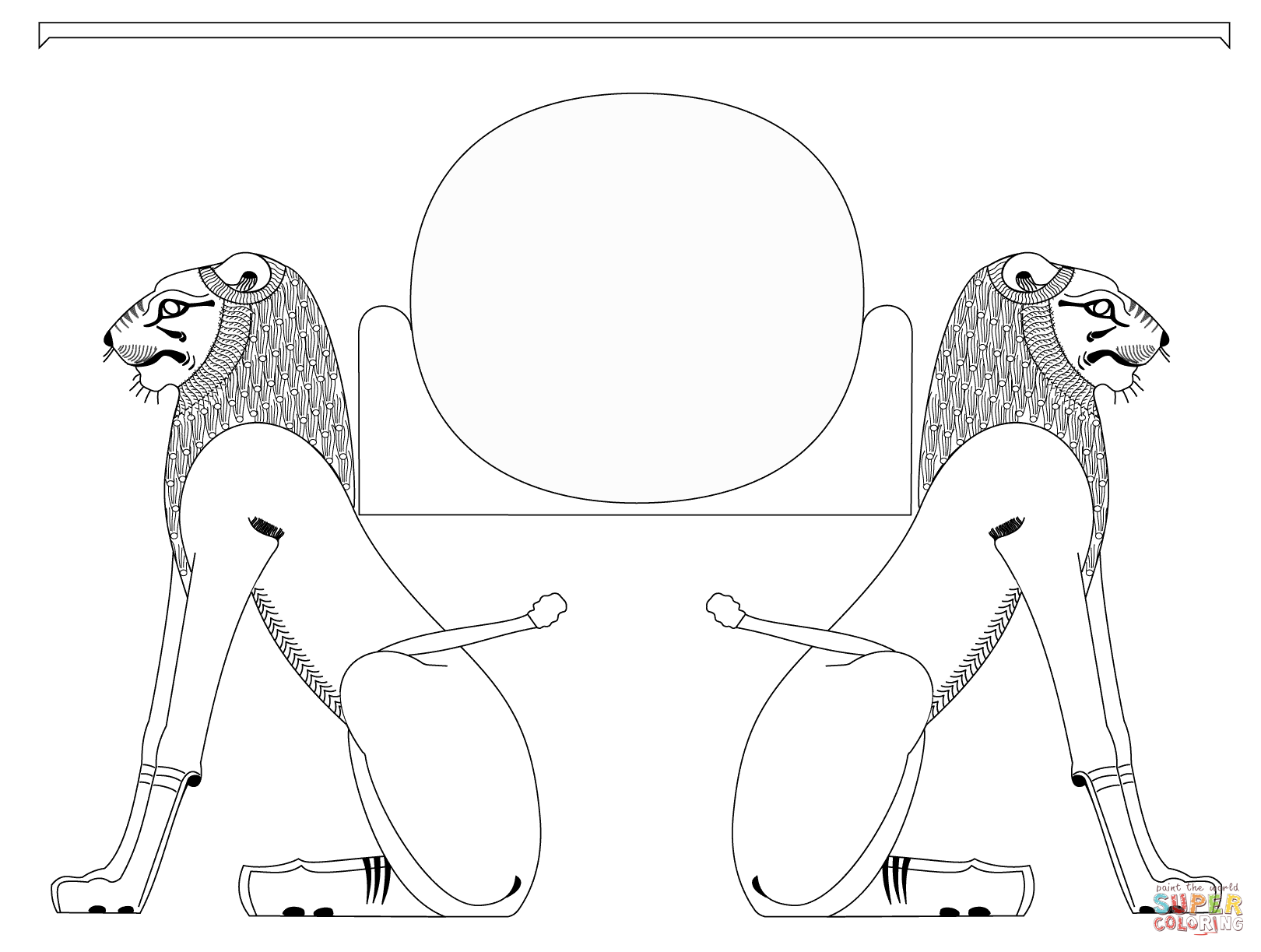 Osiris coloring #2, Download drawings