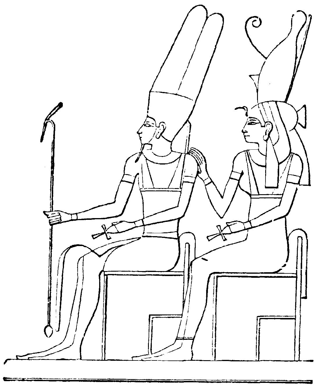 Egyptian coloring #19, Download drawings