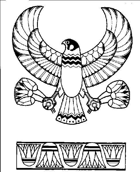 Egyptian coloring #15, Download drawings