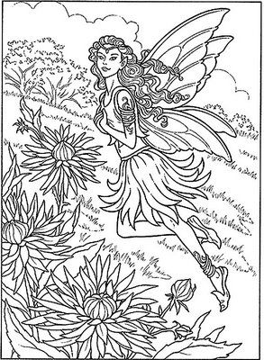 Elf Fairy coloring #8, Download drawings
