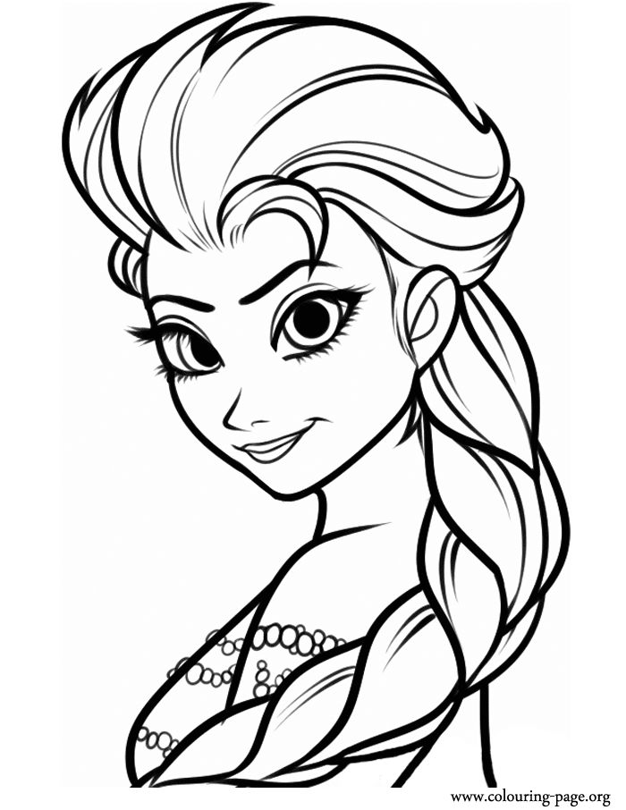 Elsa (Frozen) coloring #7, Download drawings
