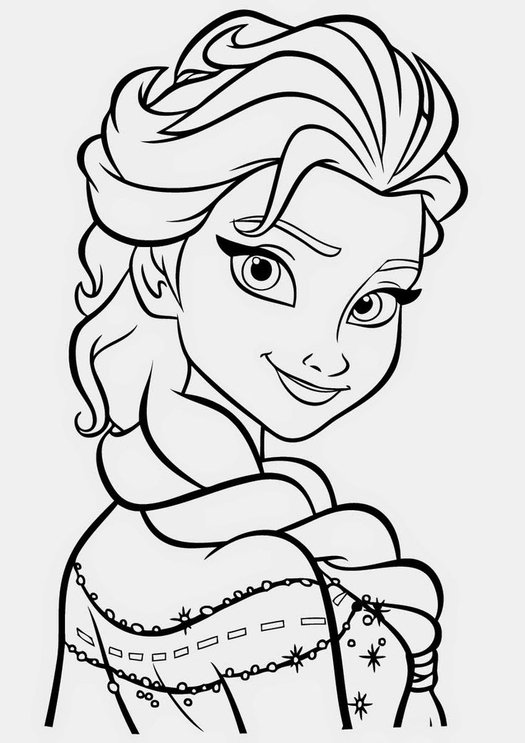 Elsa (Frozen) coloring #8, Download drawings
