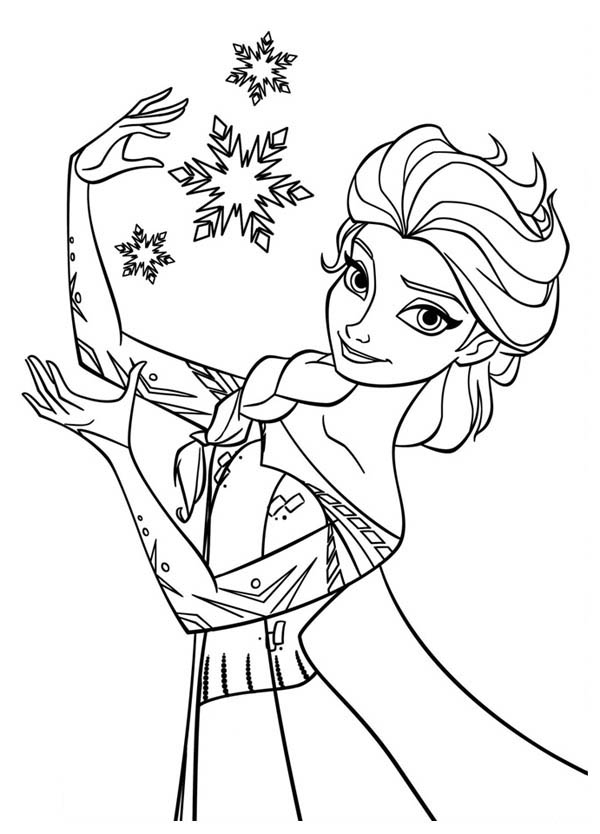 Elsa (Frozen) coloring #18, Download drawings