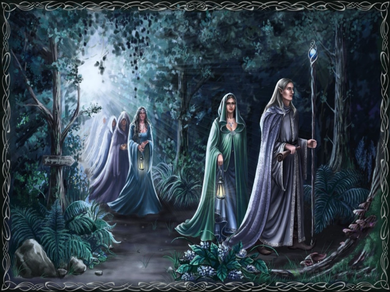 Elvish Forest clipart #2, Download drawings