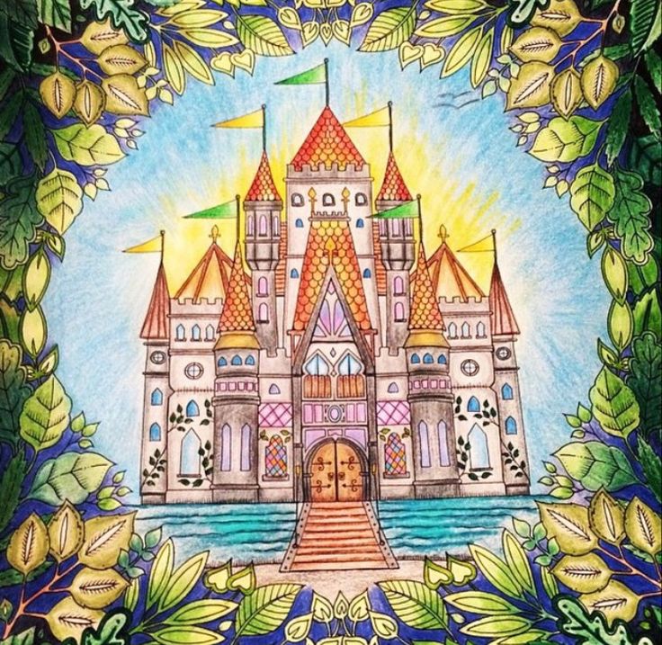 Enchanted Castle coloring #7, Download drawings