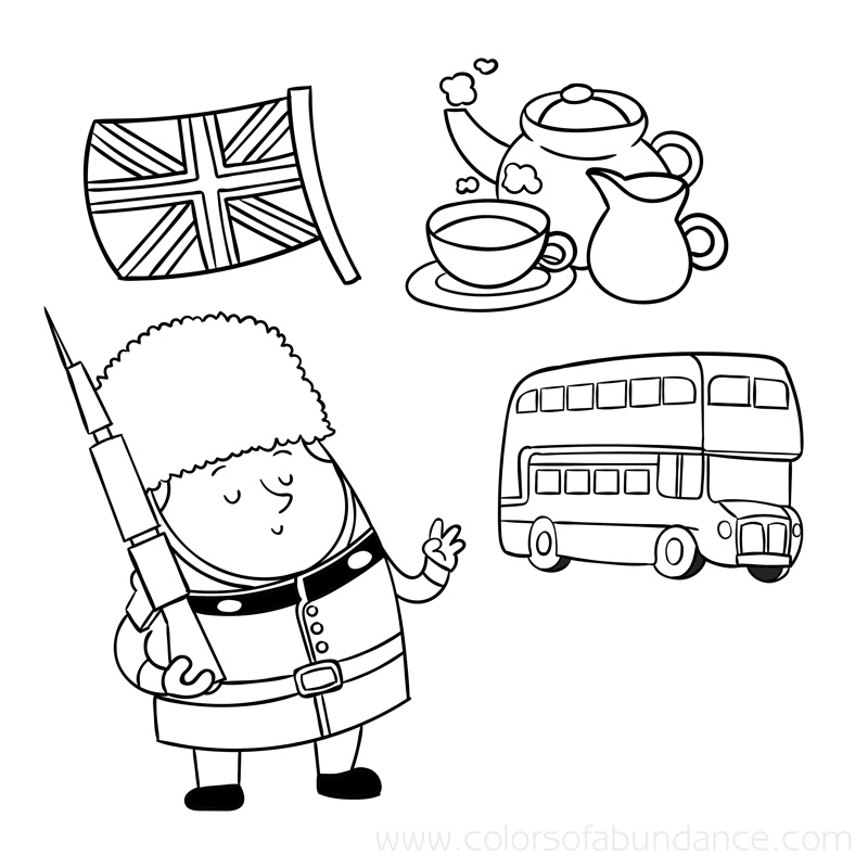 England coloring #2, Download drawings
