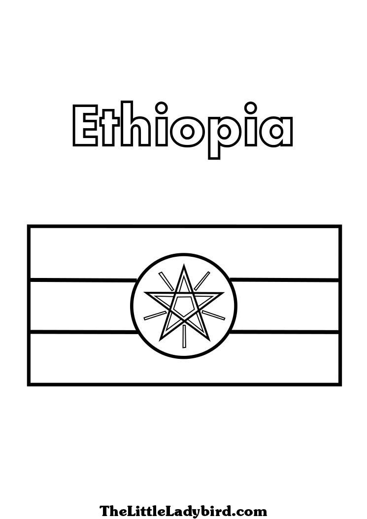 Ethiopia coloring #9, Download drawings