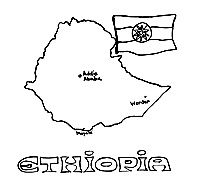 Ethiopia coloring #1, Download drawings