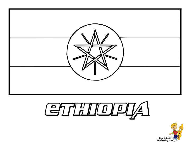 Ethiopia coloring #19, Download drawings