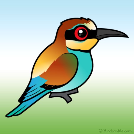 Eurasian Bee-eater coloring #10, Download drawings