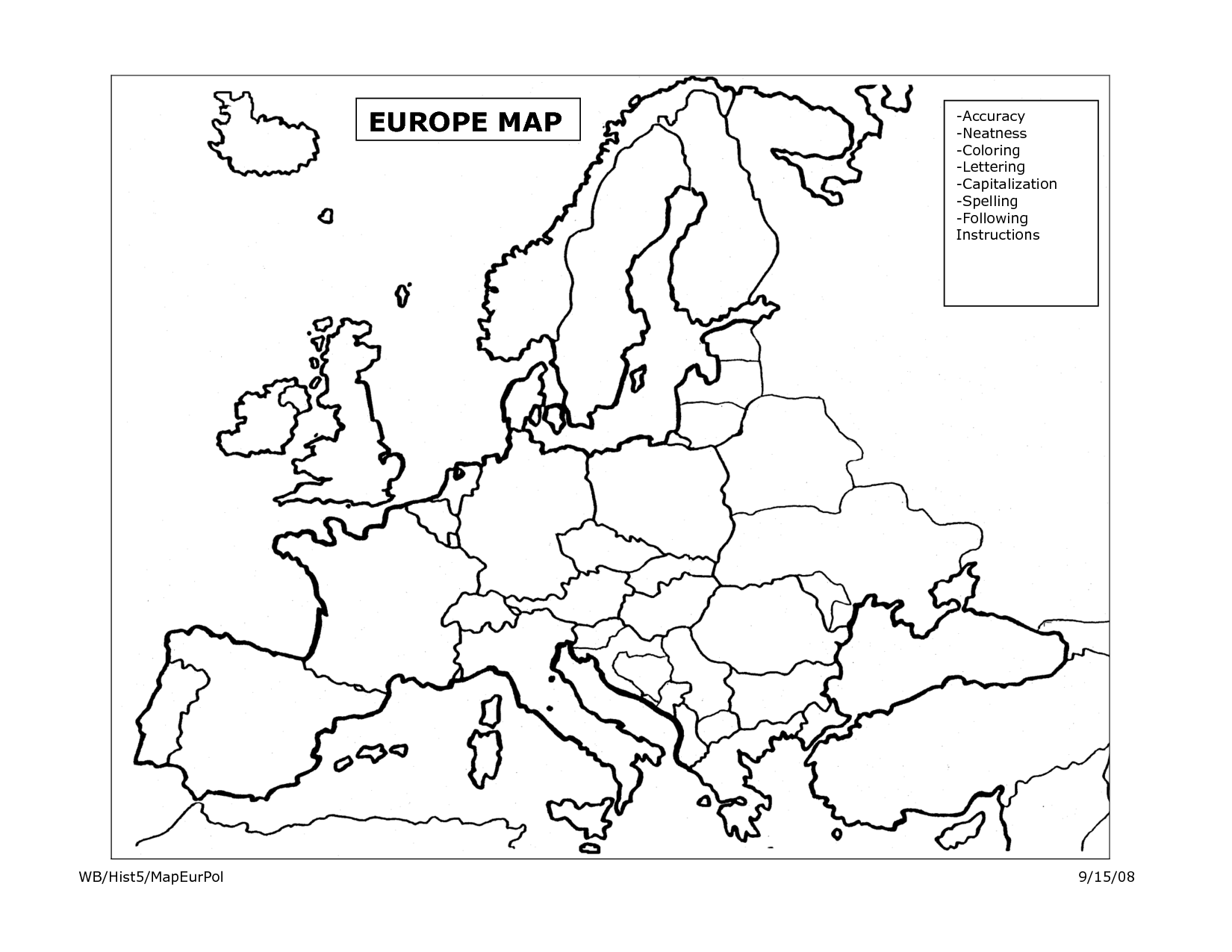 Europe coloring #2, Download drawings