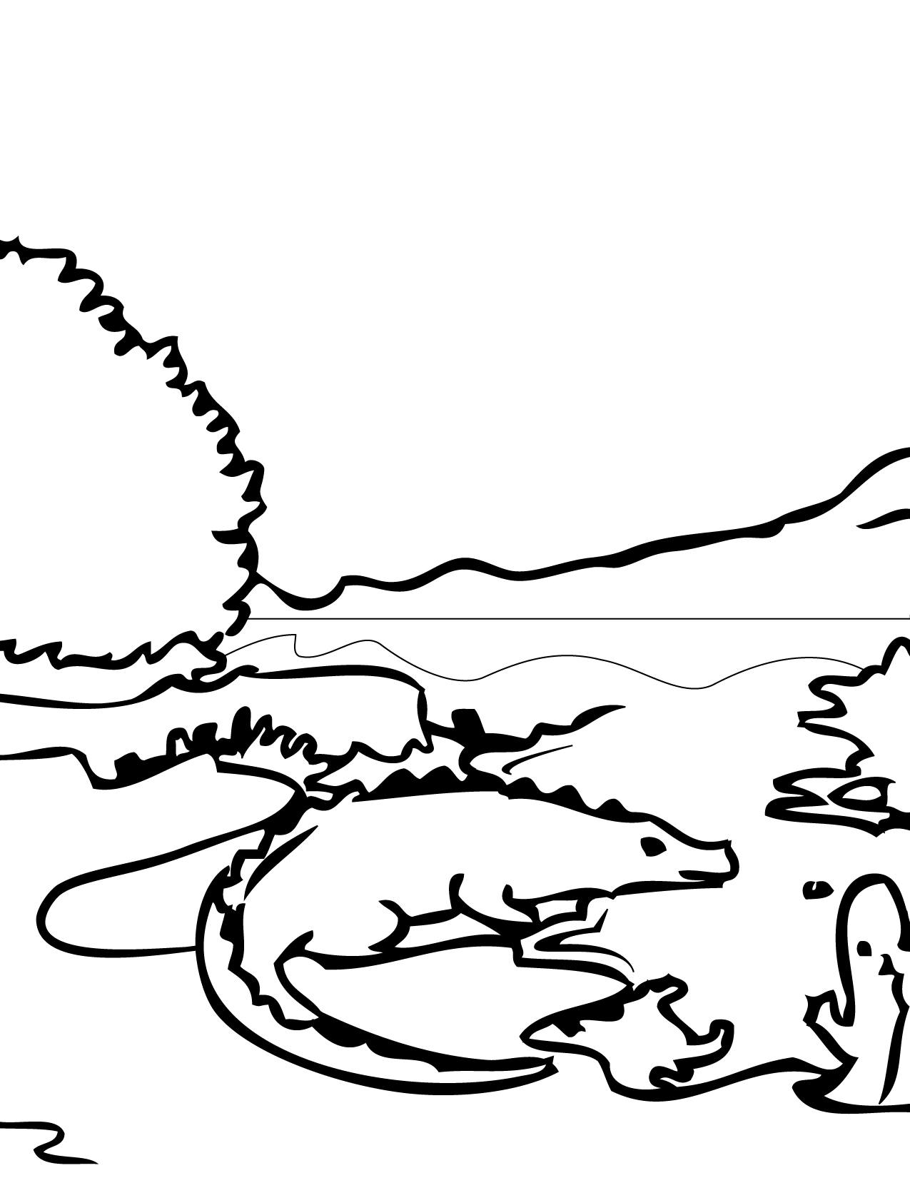 Everglades coloring #2, Download drawings