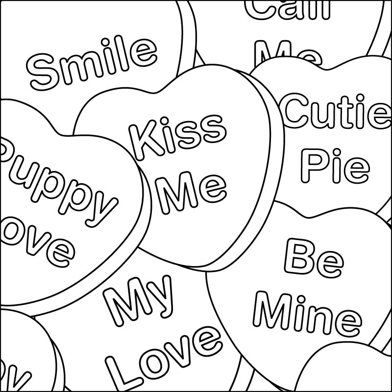 Valentine's Day coloring #10, Download drawings