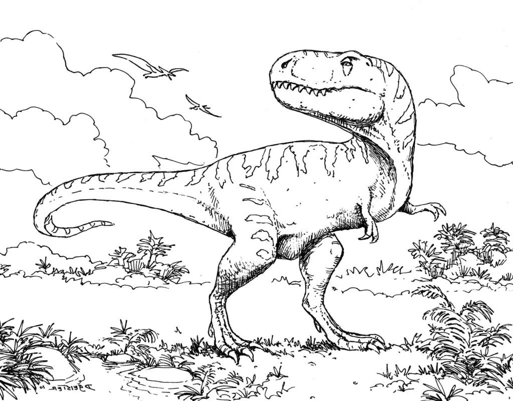 Extinct coloring #15, Download drawings