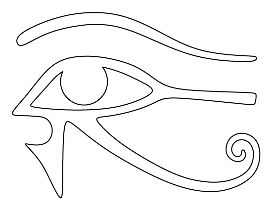 Eye Of Horus coloring #17, Download drawings