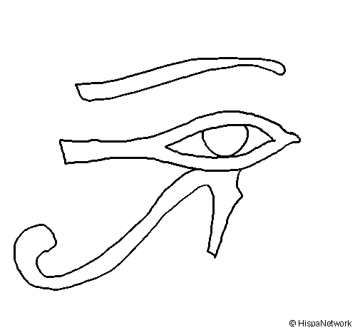 Eye Of Horus coloring #13, Download drawings