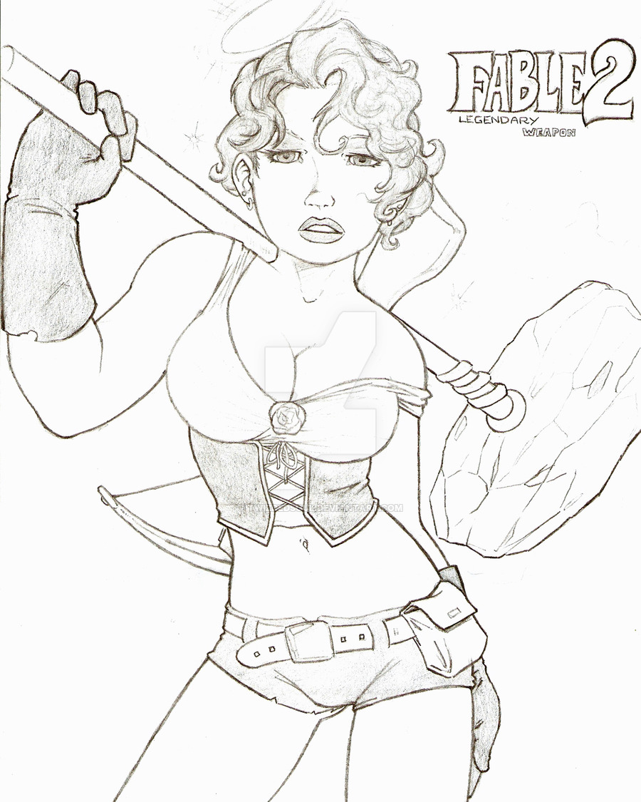 Fable 2 coloring #2, Download drawings