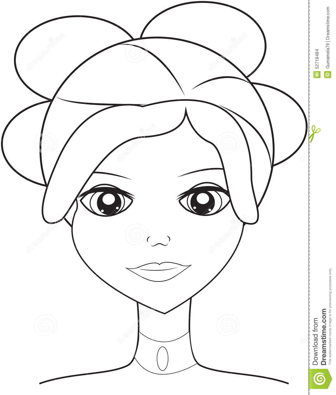 Face coloring #1, Download drawings
