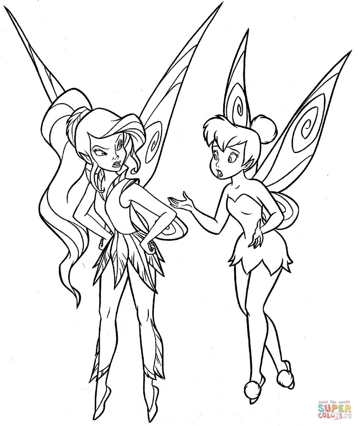 Gorgeous Fairies! coloring #9, Download drawings