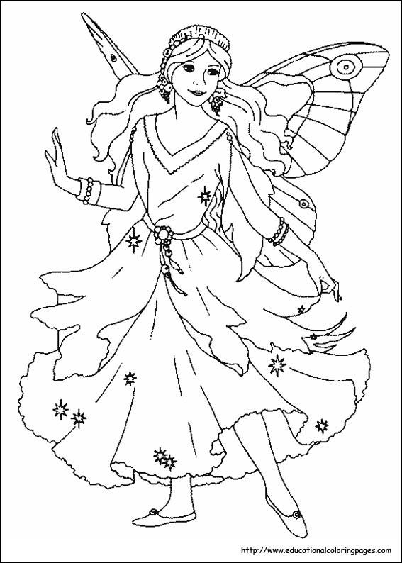 Gorgeous Fairies! coloring #17, Download drawings