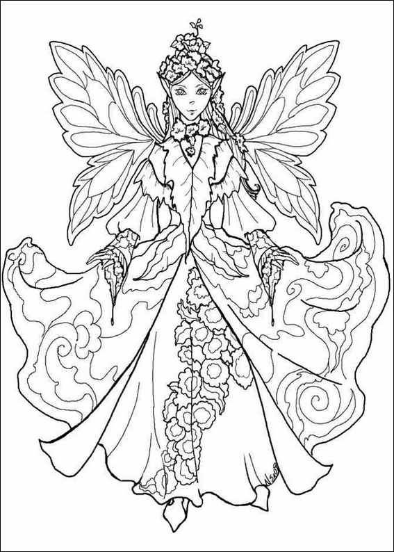 Gorgeous Fairies! coloring #20, Download drawings