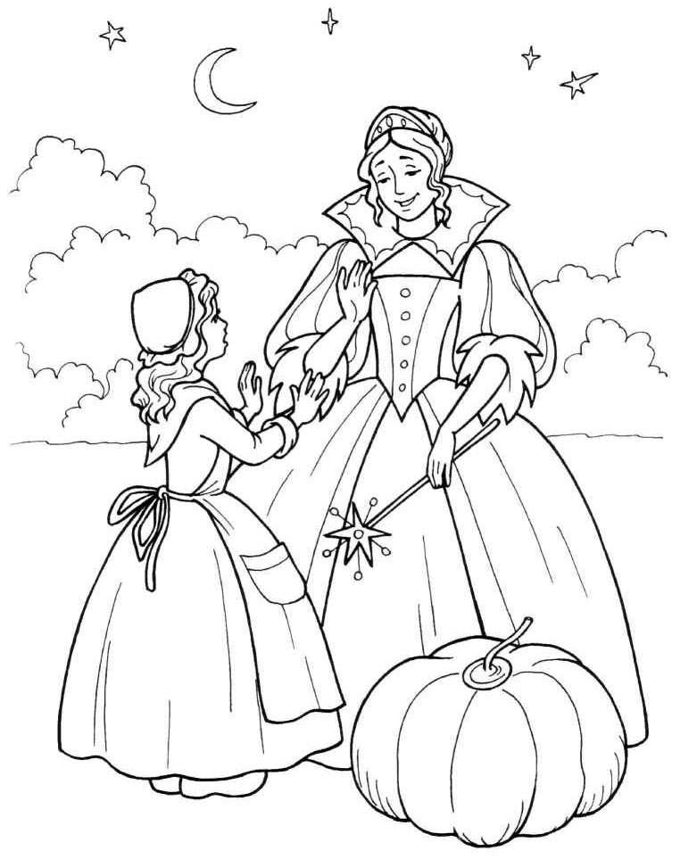 Fairy Tale coloring #4, Download drawings