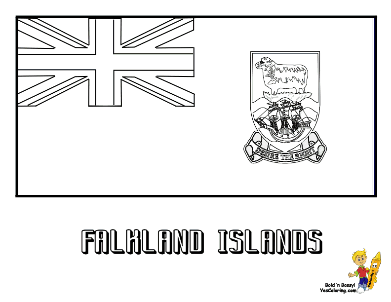 Falkland Islands coloring #15, Download drawings