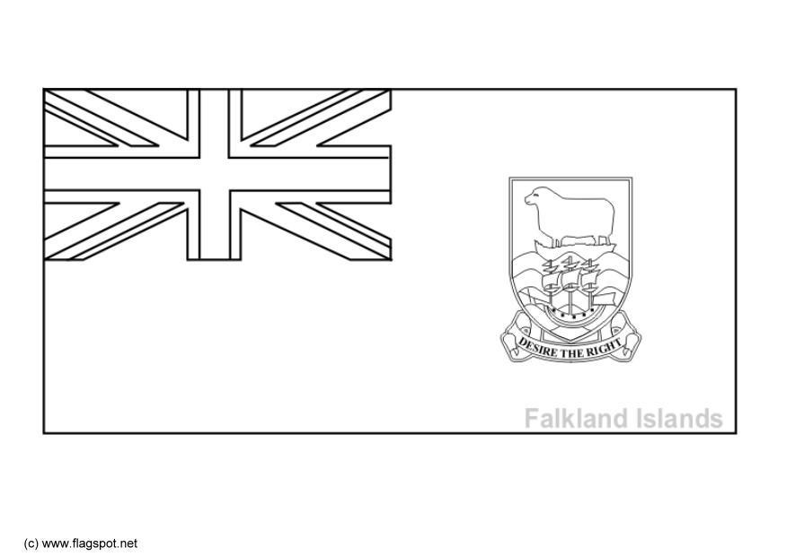 Falkland Islands coloring #6, Download drawings
