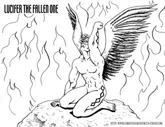 Fallen Angel coloring #17, Download drawings
