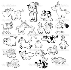 Farm Animals coloring #10, Download drawings