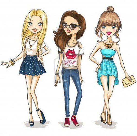 Fashion clipart #3, Download drawings