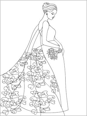 Fashion coloring #19, Download drawings