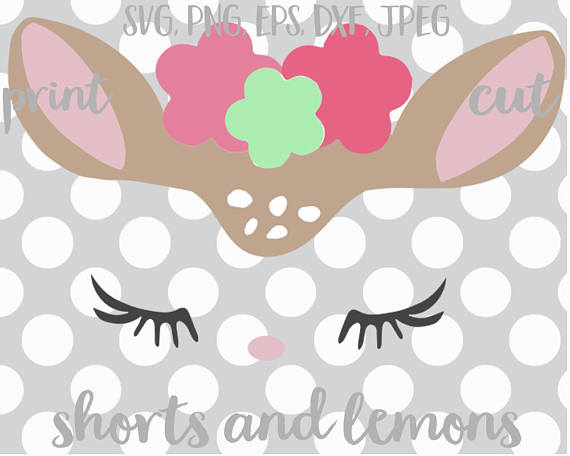 Fawn svg #2, Download drawings