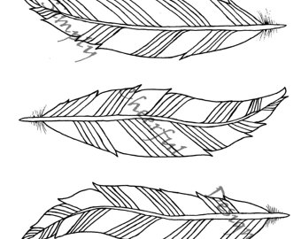 Feather coloring #4, Download drawings