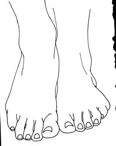 Feet coloring #11, Download drawings