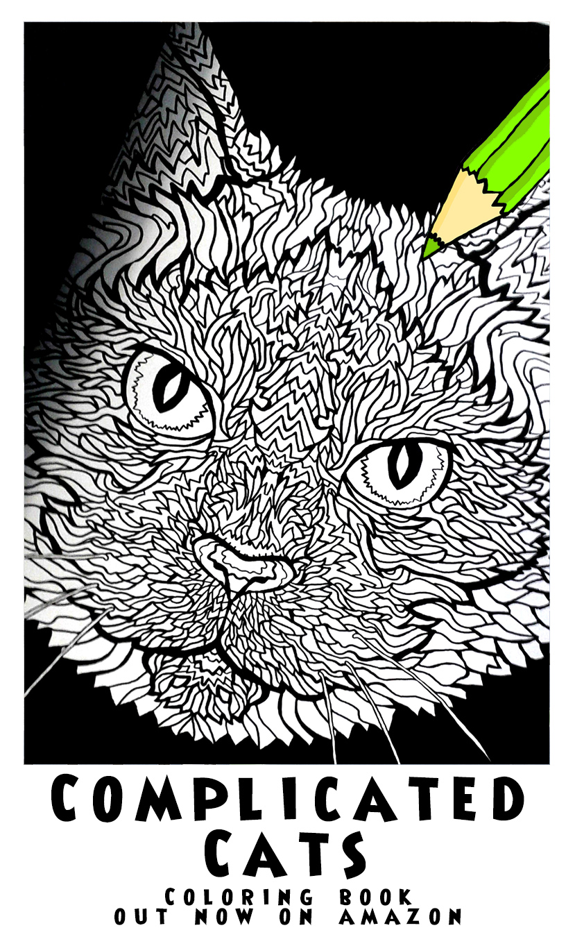 Feline coloring #10, Download drawings